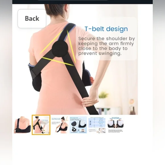 NWT Unisex Velpeau 💪Arm💪 Sling Shoulder Immobilizer - Picture 3 of 8
